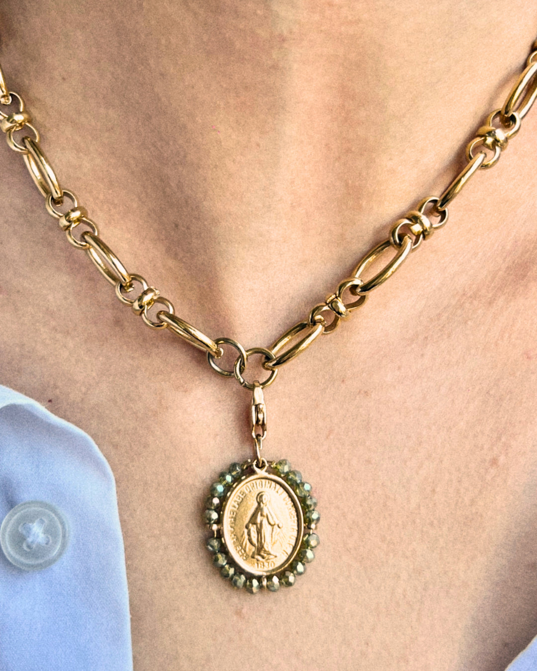 Santa Maria - Charm Shiny Green