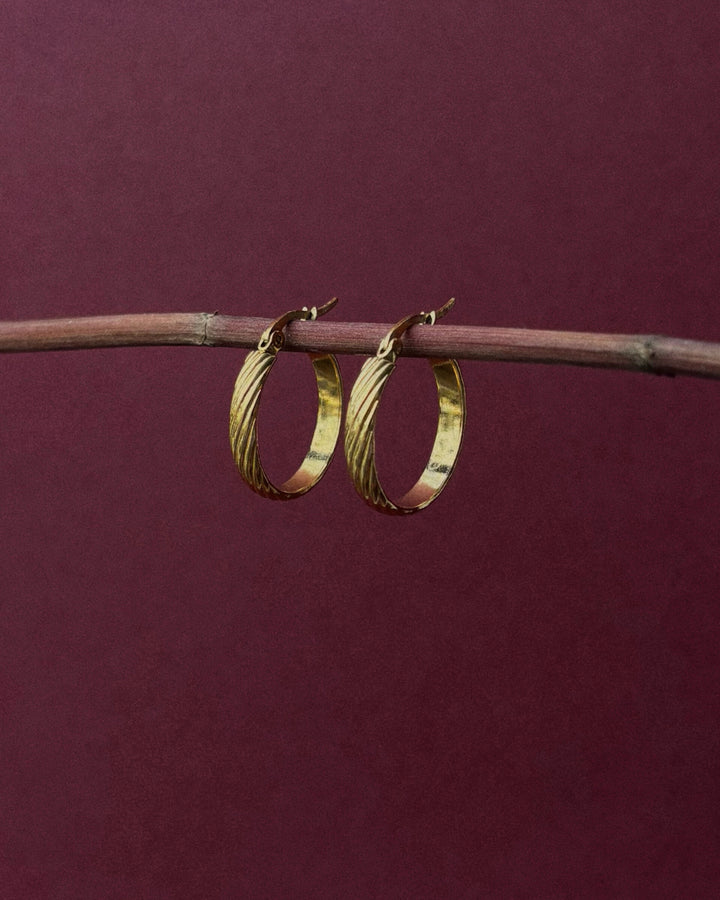 Boucles d'oreilles créoles Appoline