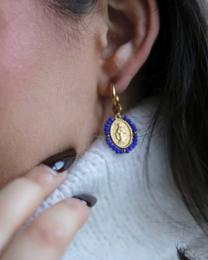 Créoles Santa - Cobalt