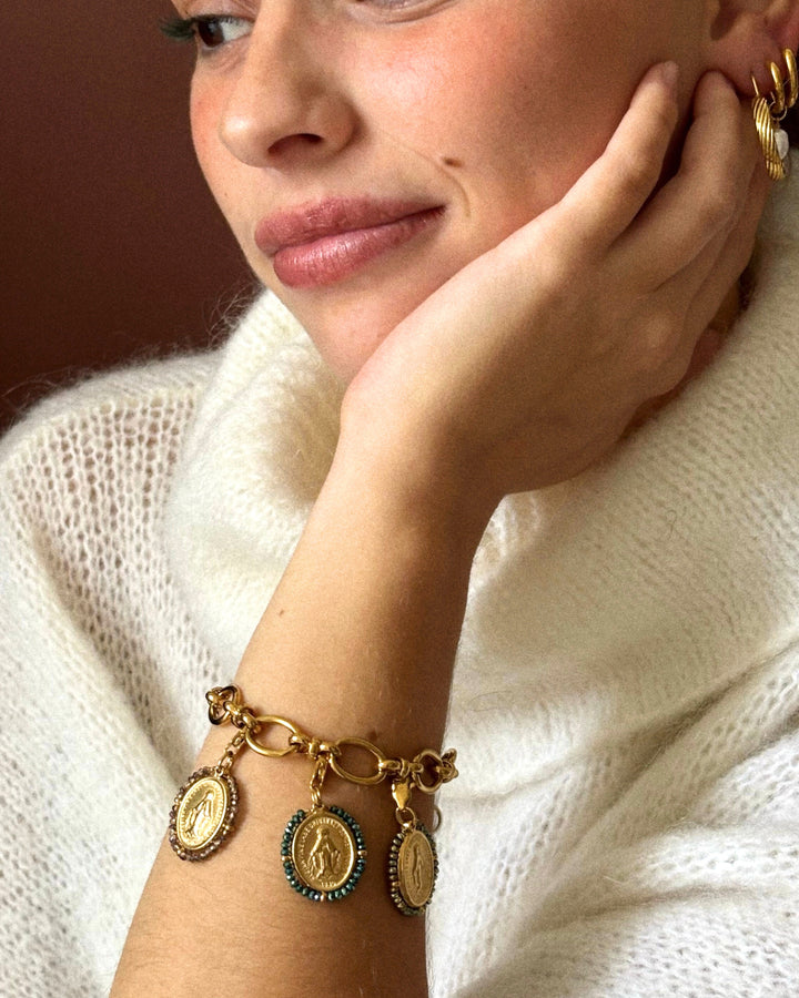 Santa Maria - Charm Azul Shiny