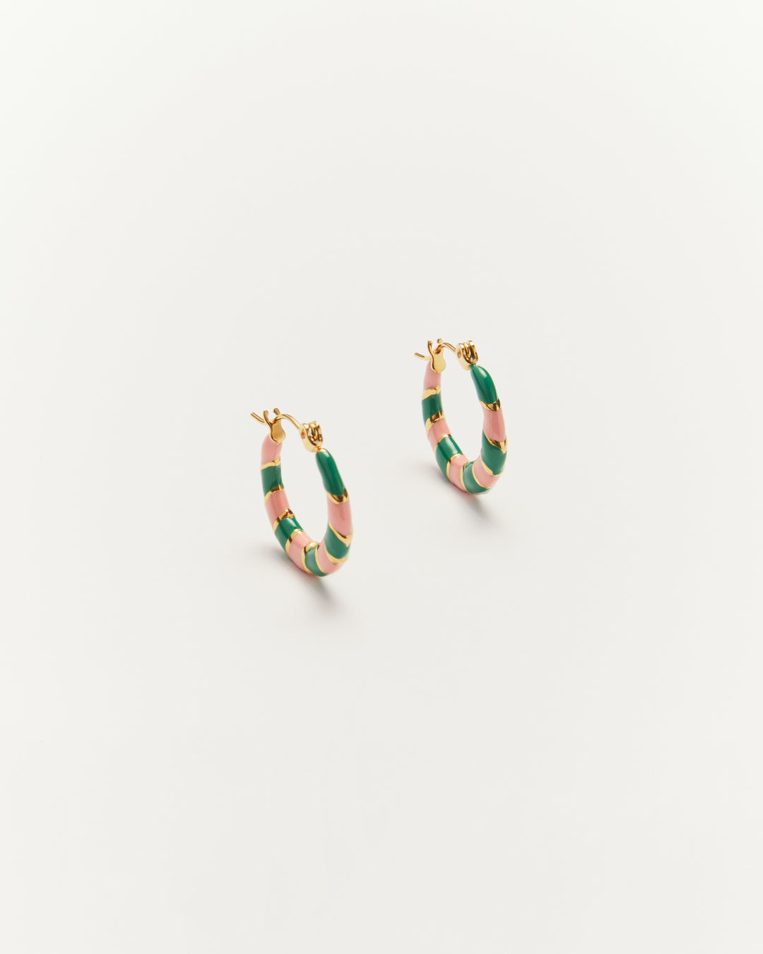 Twiggy - Earrings Green & Rosy - Palas