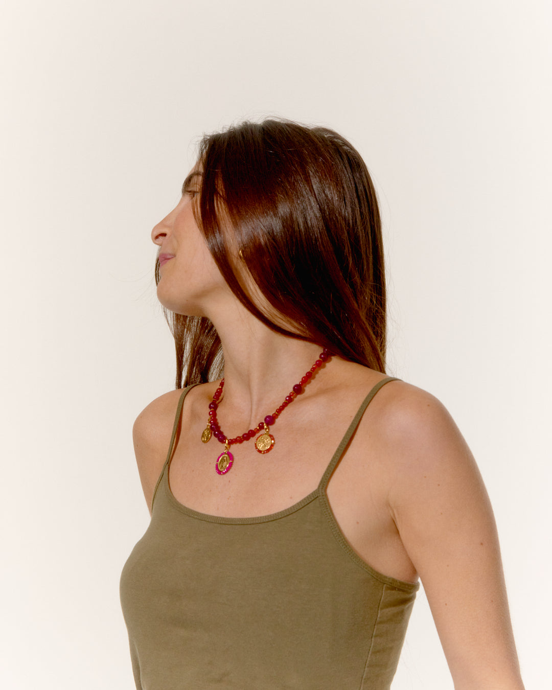 Red with envy necklace - Palas