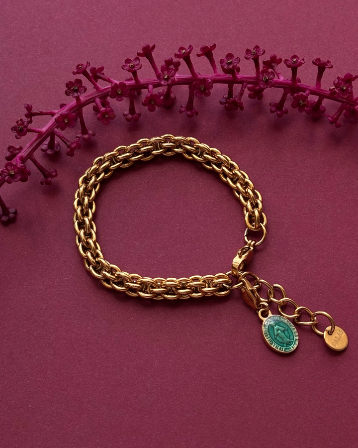 Coffret Brigitte Bracelet et Charm Mini Madonne Glazed