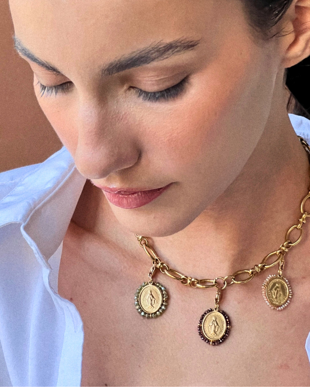 Santa Maria - Charm Shiny Green