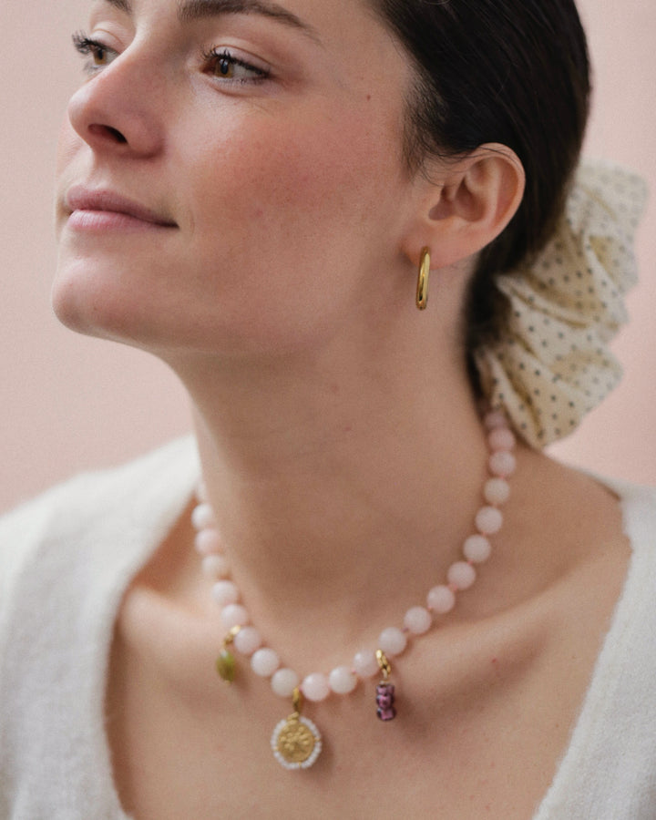 Coeur Agat - Kaki Green