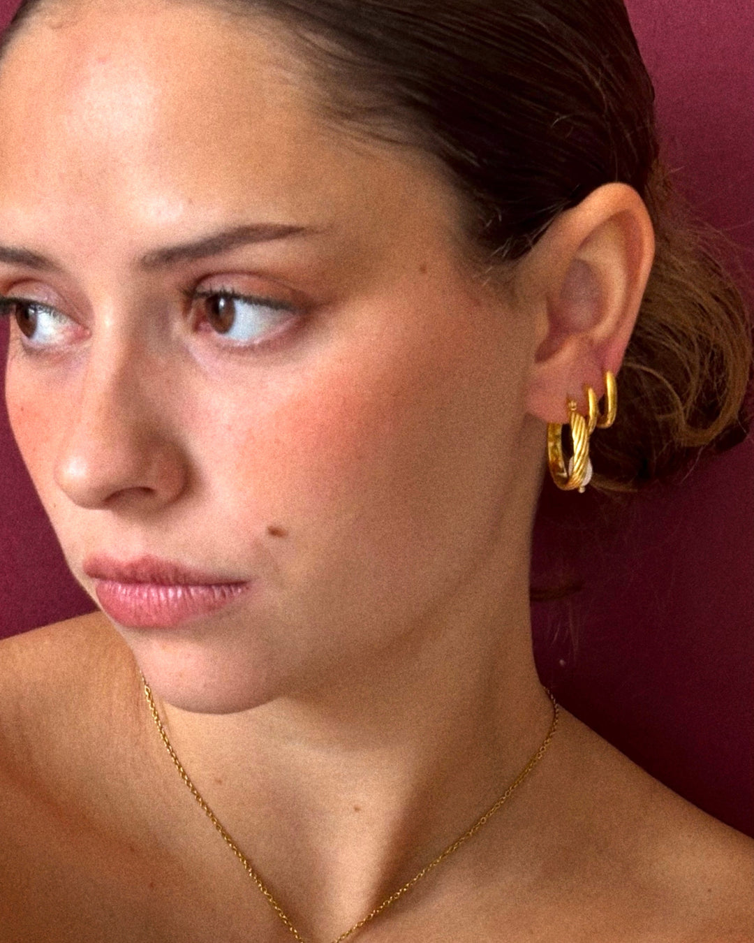 Boucles d'oreilles créoles Appoline