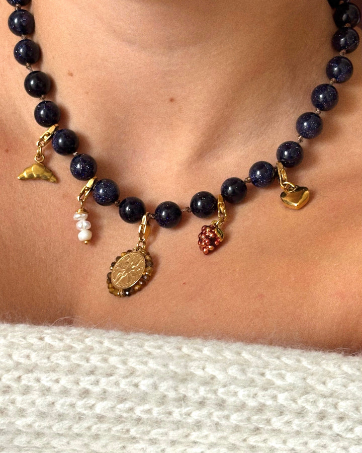 French Toast - Ensemble collier et charms