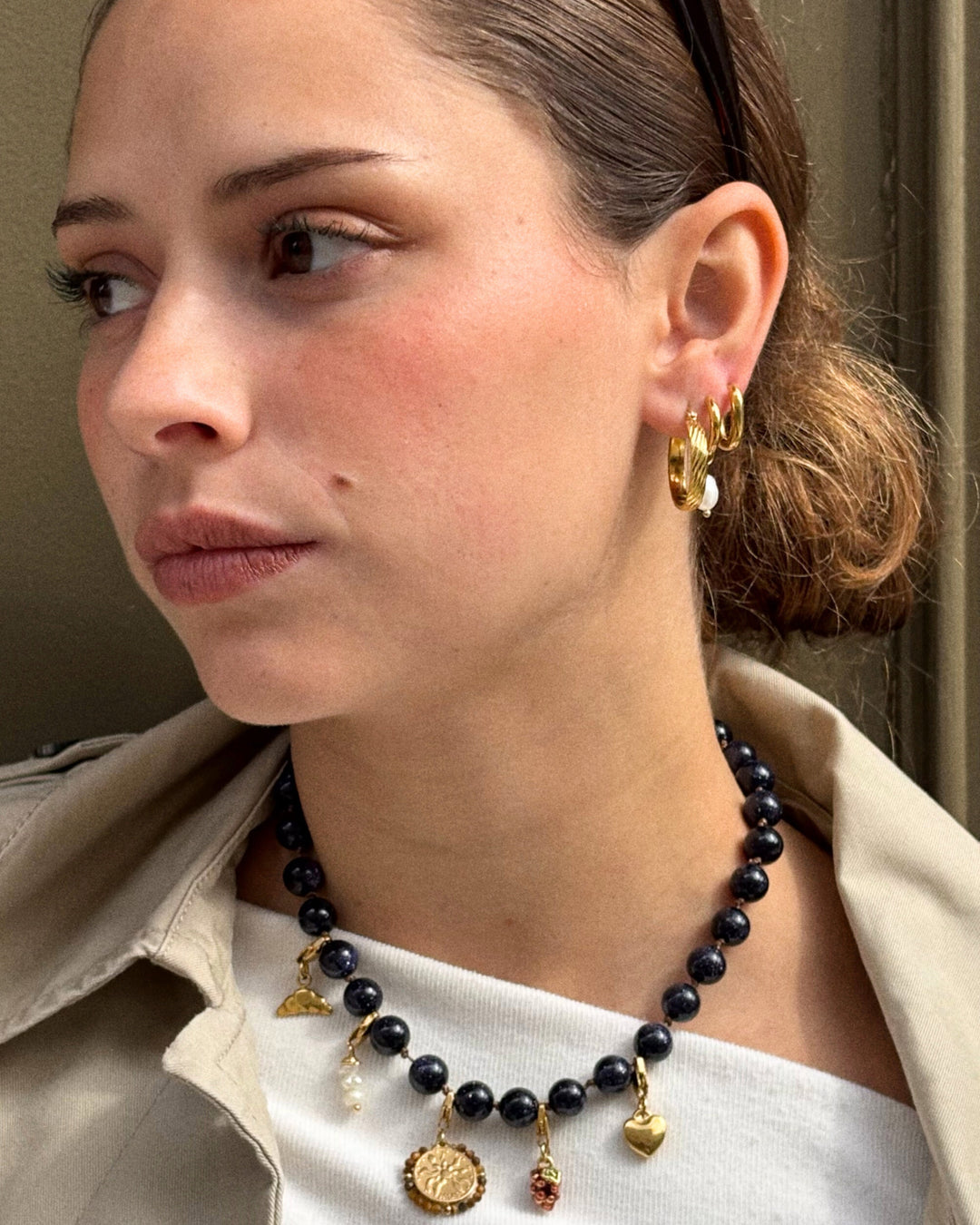 French Toast - Ensemble collier et charms