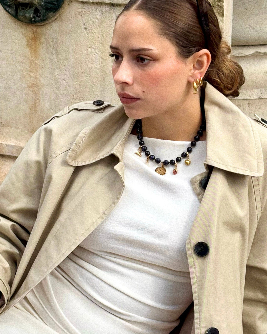 French Toast - Ensemble collier et charms