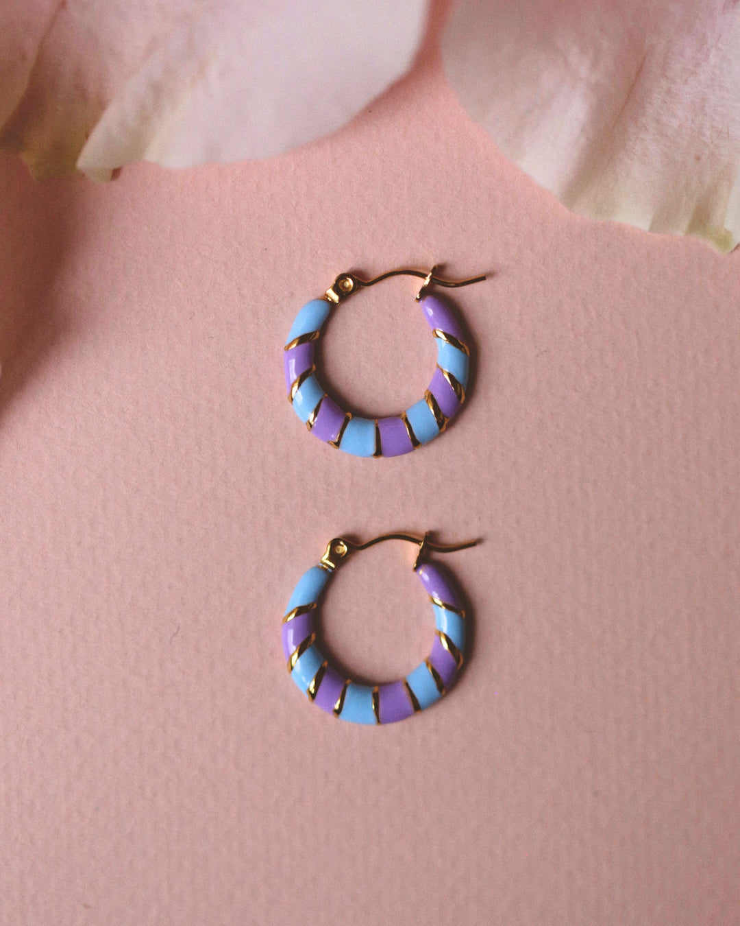 Twiggy - Earrings Blue & Lilac