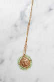 Santo Necklace - Water Green